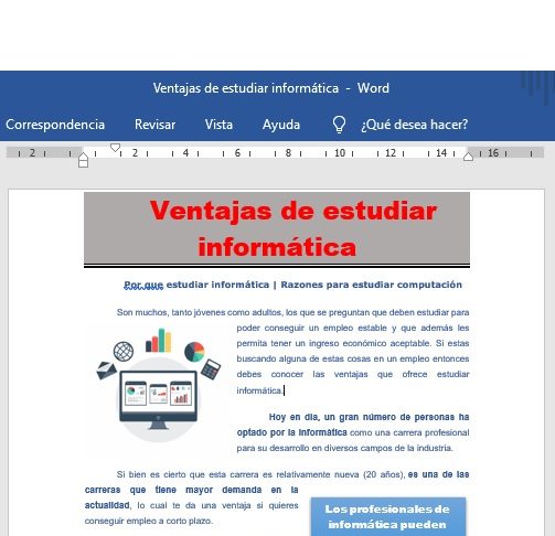 Ejercicios de Microsoft Office - Cursos Rivera - Instituto de Capacitación  Laboral