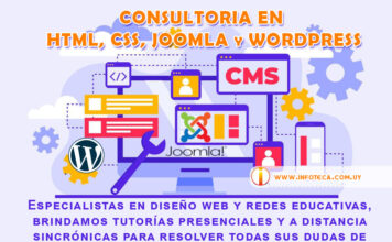 Consultorías y clases particulares en HTML y CSS, JOOMLA y WORDPRESS