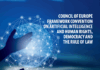 Primer aniversario del Convenio Marco del Consejo de Europa sobre Inteligencia Artificial y Derechos Humanos, Democracia y Estado de Derecho